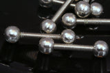 barbell 4 pcs nickel plated brass 8x32mm (3mm bar) pendant finding industrial design BB3-17 1043