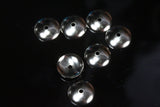 100 pcs nickel plated brass 10mm cone circle middle hole charms, findings bead cap  99N-30