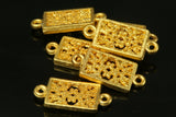 10 pcs  7x15mm gold plated alloy finding charm connector 170