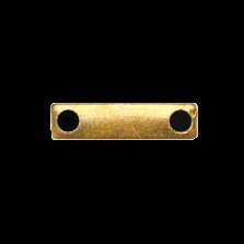 Rectangle connector 600 pcs 2,5x10mm Raw brass charms, findings 613R-46 tmlp