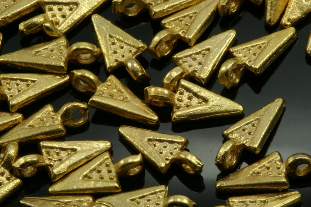 20 pcs 9mm Gold Plated Alloy finding tiny drops charm pendant 684