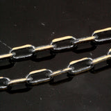 gold tone black brass soldered chain 10 meter 33 feet 3x2mm z061