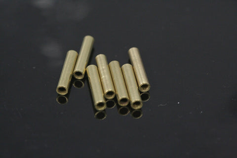 Raw Brass Tube 4x20mm (hole 2.8mm 9 gauge) industrial raw brass,raw brassPendant,Findings spacer bead 1472