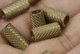 raw brass tube 6x12mm (hole 4mm) brass charms, findings spacer bead bab4 ttt612 1594