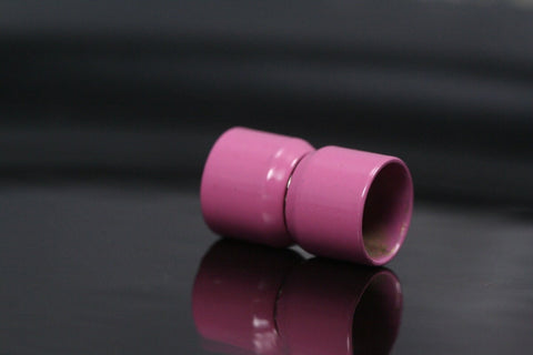 Magnetic clasp leather cord 18x11mm 0.7"x0.43" pink solid brass 9.5mm 0.37" leather cord magnetic clasp MCL10 P1178