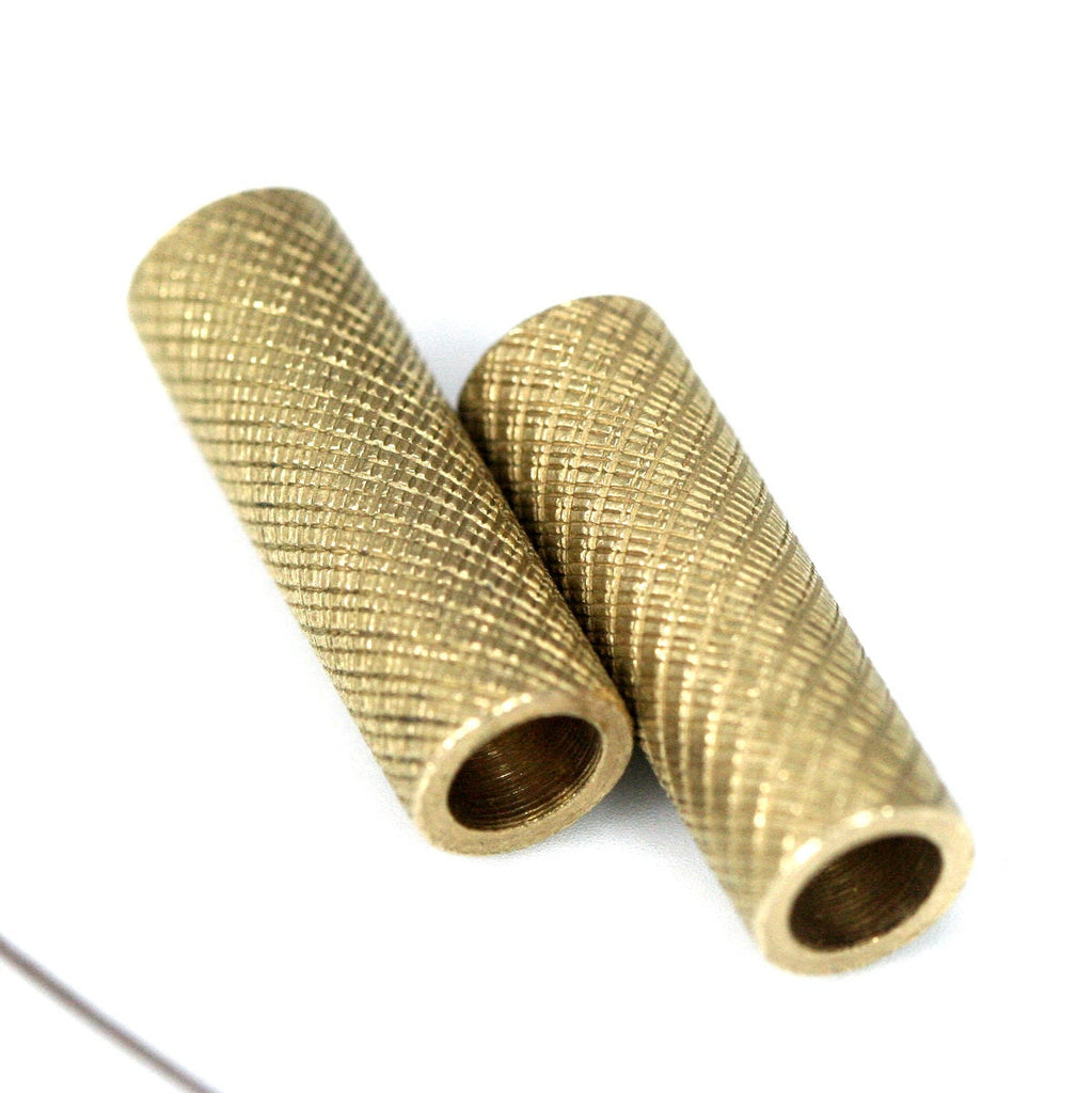 Raw brass tube 6x18mm (hole 4mm) brass charms, findings spacer bead ttt618 bab4