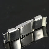 6 pcs stainless steel snap clasp watch clasp safety link for up to 11x2mm flat leather MCL11 SS1188
