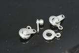 20 pcs 7.5mm nickel plated metal snap clasps , ball and socket clasps, button clasps SCL7N 1924