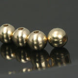 brass spacer bead 6mm (hole 15 gauge 1.5mm) raw solid , findings bab1 479