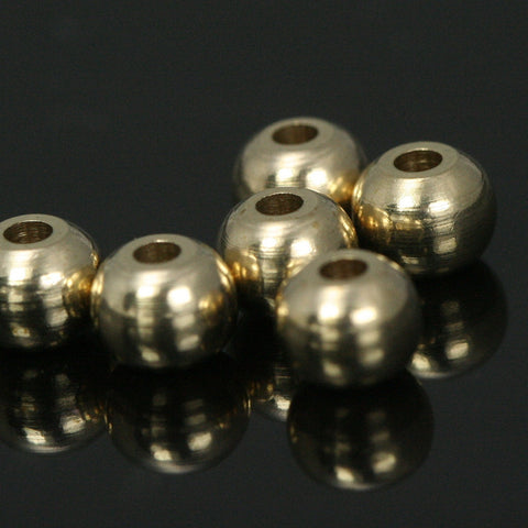raw solid brass spacer bead 7mm (hole 12 gauge 2mm) , findings bab2 2020