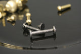 4 pcs 9x29 mm 0.35"x1.14"  3mm 0.16" bar, 25mm 1" inner lenght barbell,  gun metal tone brass finding BB4