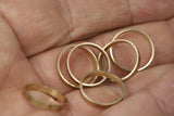 Circle Links, Seamless Ring Circle Connectors for Jewelry Making Raw brass 14x2mm bab12r12.7 1215